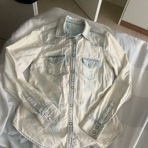 🌸Gap denim shirt